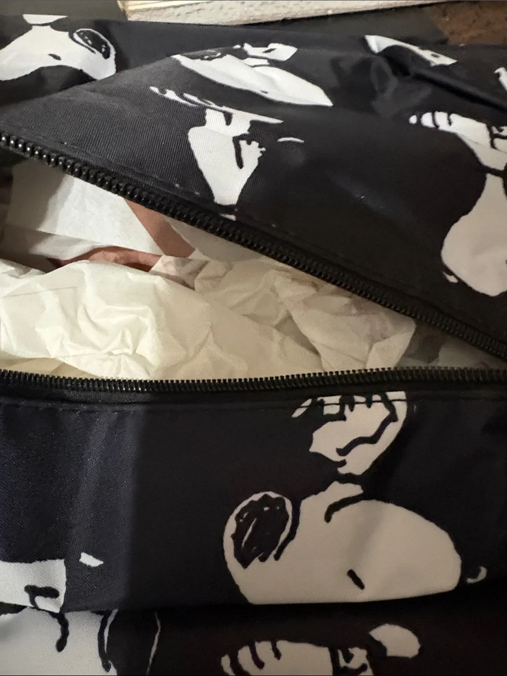 NWT Peanuts Snoopy Print Backpack